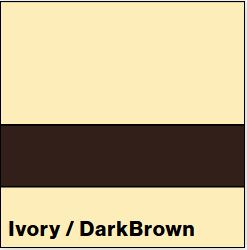 Ivory/Dark Brown LASERMAX 1/16IN - Rowmark LaserMax